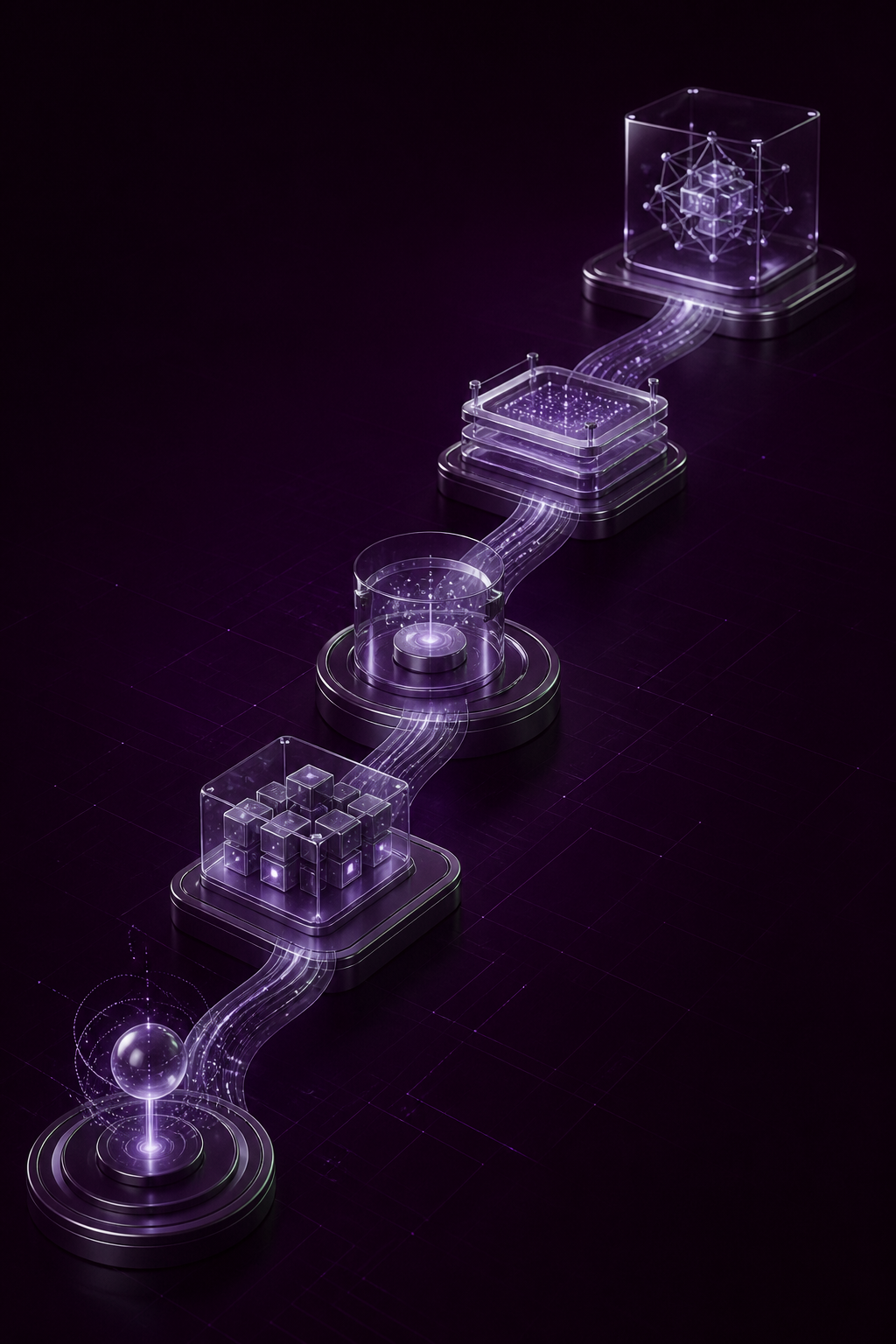 Five connected stages of an intelligent software delivery system